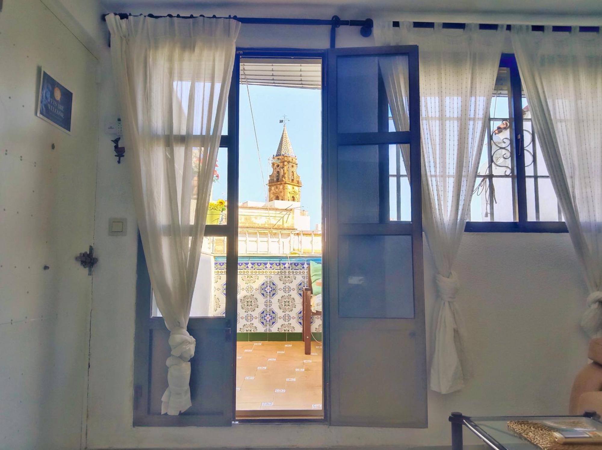 Top Atico Estudio Plaza Del Arenal - Terraza Con Vistas Jerez de la Frontera Kültér fotó