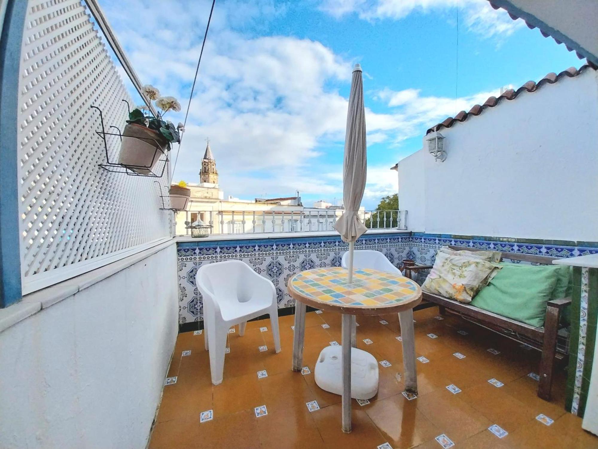 Top Atico Estudio Plaza Del Arenal - Terraza Con Vistas Jerez de la Frontera Kültér fotó